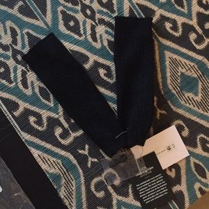 NWT Black Cashmere Fingerless Gloves